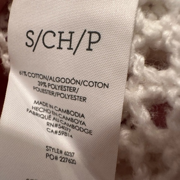 Cabi Open Stitch Cardigan #6237 Chunky, Oversized Sweater Layer Sz S - Picture 4 of 9